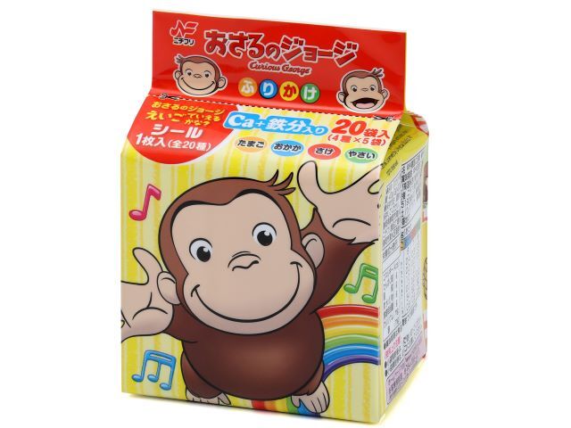 ニチフリ食品おさるのジョージふりかけ40g※軽（ご注文単位10個）【直送品】