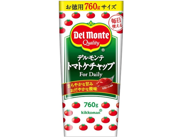 デルモンテトマトケチャップデイリー760g※軽（ご注文単位12個）【直送品】