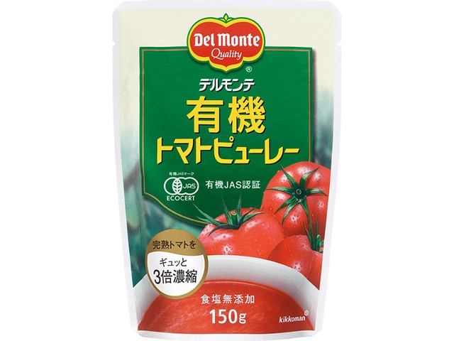 デルモンテ有機トマトピューレー150g※軽（ご注文単位12個）【直送品】