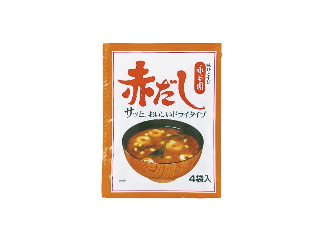 永谷園赤出しみそ汁4袋※軽（ご注文単位10個）【直送品】