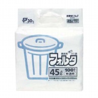 ゴミ袋フォルタ　半透明（100枚入）45L F-4H  1個（ご注文単位1個）【直送品】