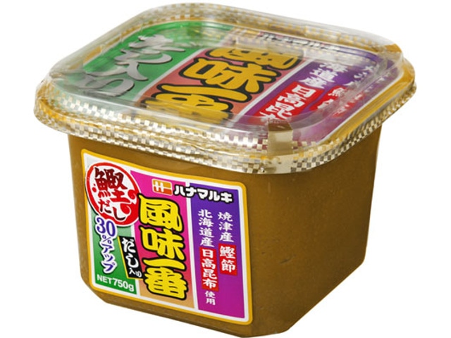 ハナマルキだし入り風味一番カップ750g※軽（ご注文単位6個）【直送品】