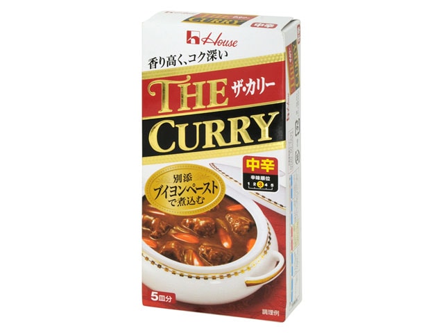 ハウスザ・カリー中辛140g※軽（ご注文単位10個）【直送品】