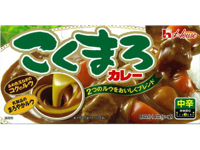 ハウスこくまろカレー中辛140g※軽（ご注文単位10個）【直送品】