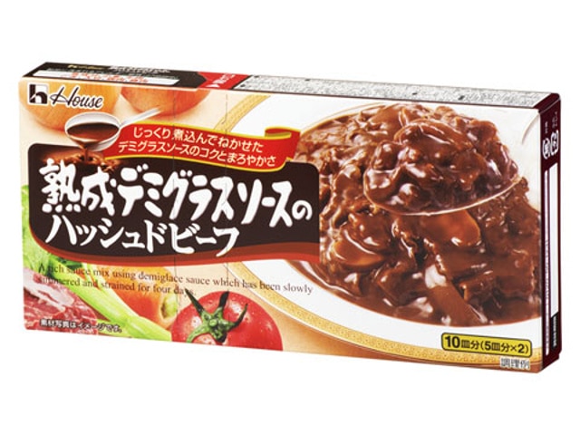 ハウス熟成デミグラスのハッシドビーフ160g※軽（ご注文単位10個）【直送品】