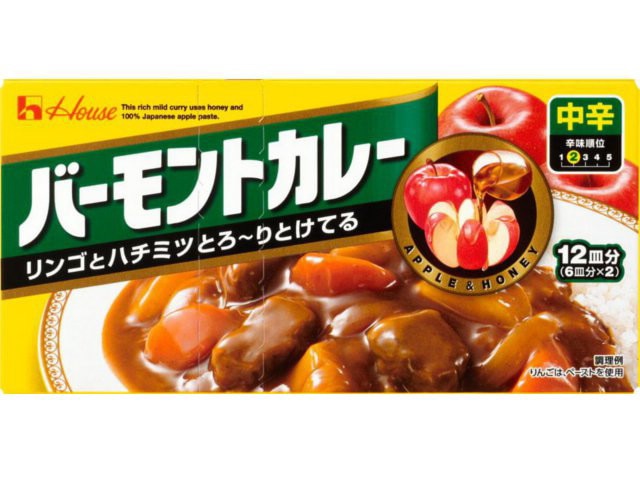 ハウスバーモントカレー中辛230g※軽（ご注文単位10個）【直送品】