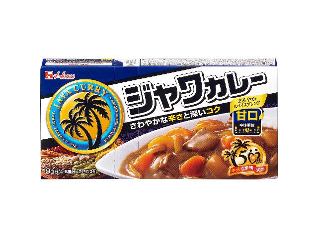 ハウスジャワカレー甘口185g※軽（ご注文単位10個）【直送品】