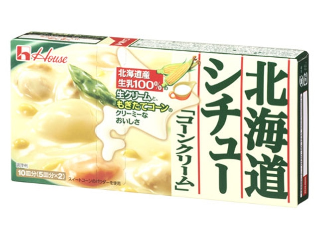 ハウス北海道シチューコーンクリーム180g※軽（ご注文単位10個）【直送品】