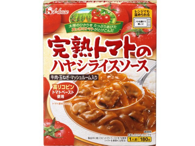 ハウスレトルト完熟トマトのハヤシライスソース180g※軽（ご注文単位10個）【直送品】