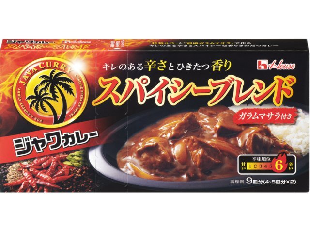 ハウスジャワカレースパイシーブレンド191g※軽（ご注文単位10個）【直送品】