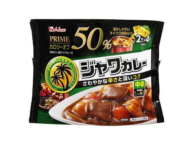 ハウスプライムジャワカレー中辛112g※軽（ご注文単位6個）【直送品】