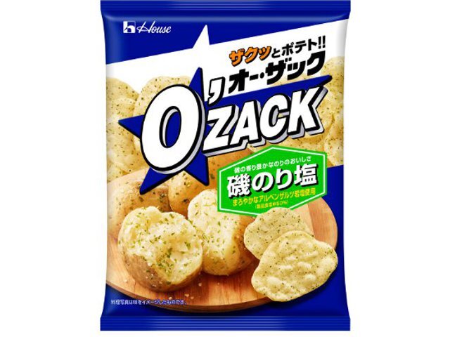 ハウスオー・ザック磯のり塩55g※軽（ご注文単位12個）【直送品】