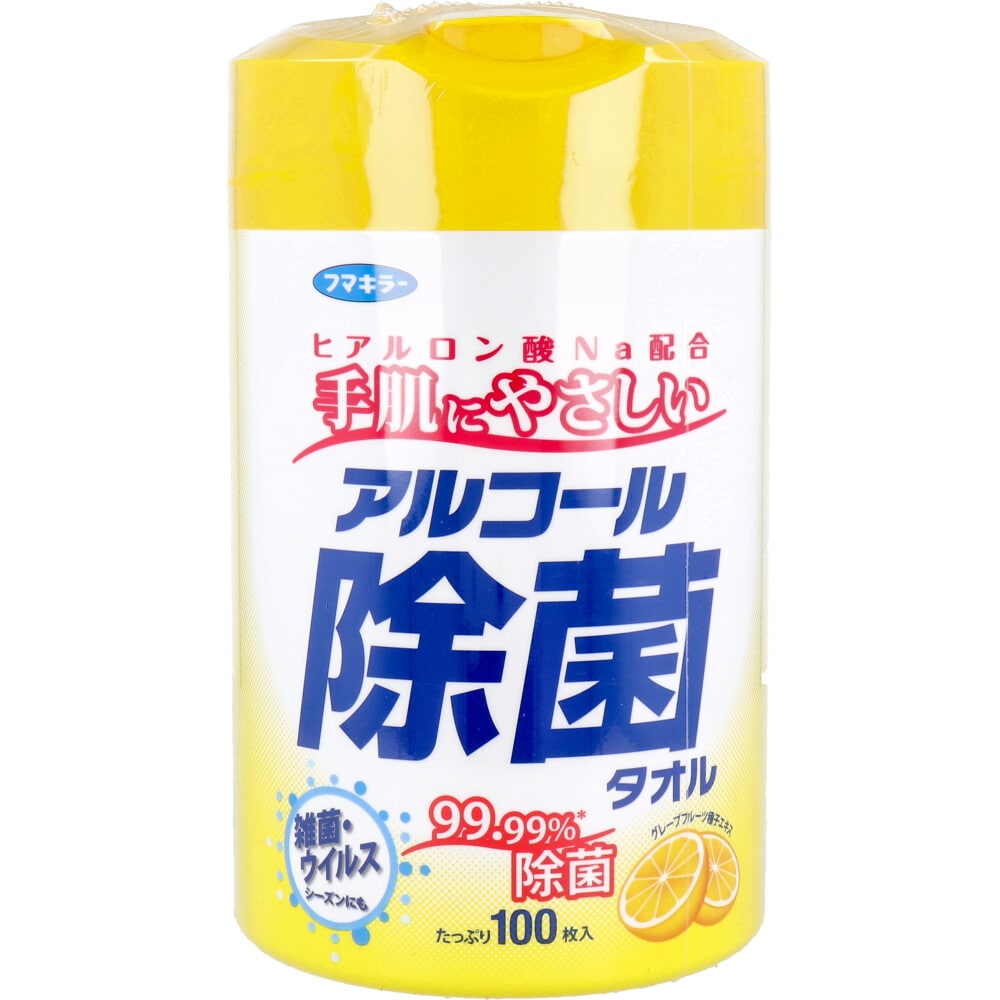 フマキラー　アルコール除菌タオル 本体 100枚入　1パック（ご注文単位1パック）【直送品】