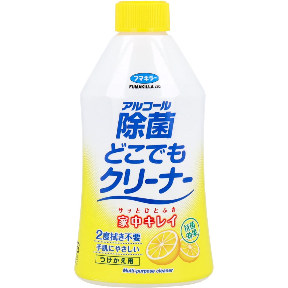 フマキラー　アルコール除菌 どこでもクリーナー つけかえ用 300mL　1個（ご注文単位1個）【直送品】