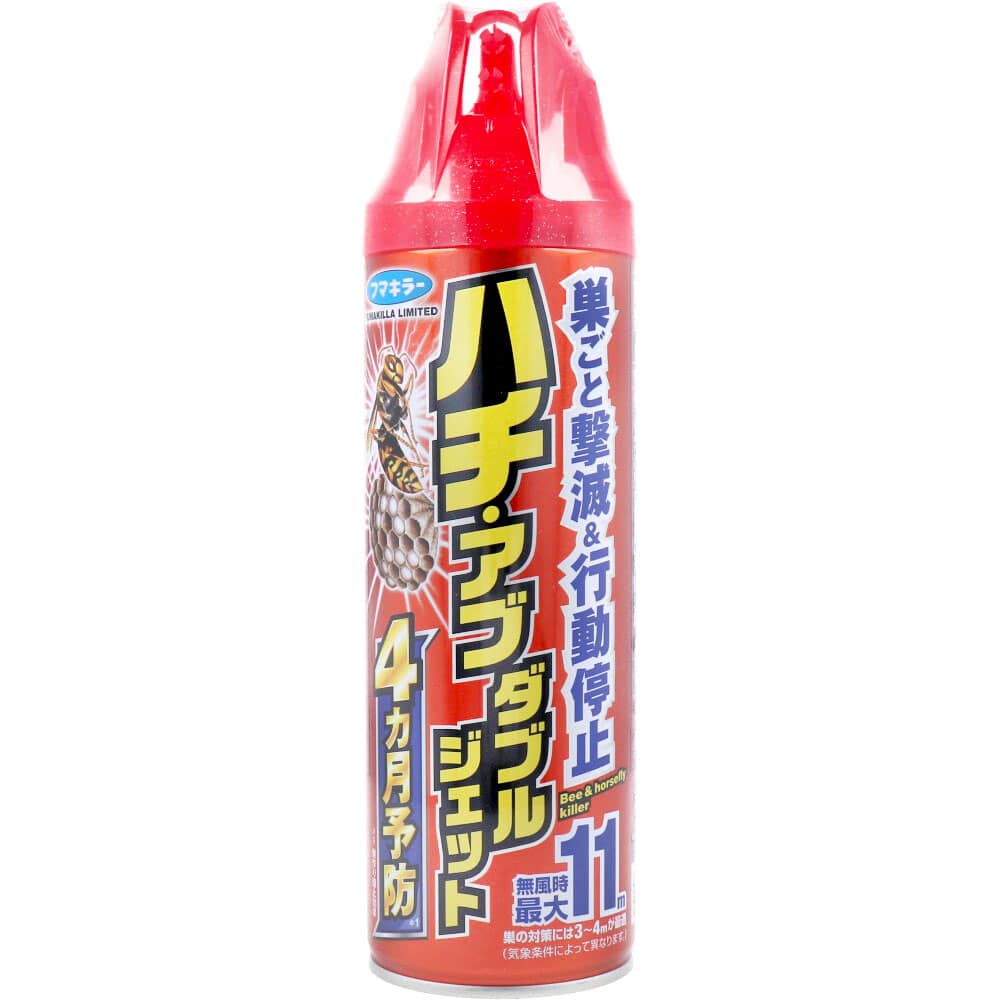 フマキラー　ハチ・アブ ダブルジェット 450mL　1個（ご注文単位1個）【直送品】