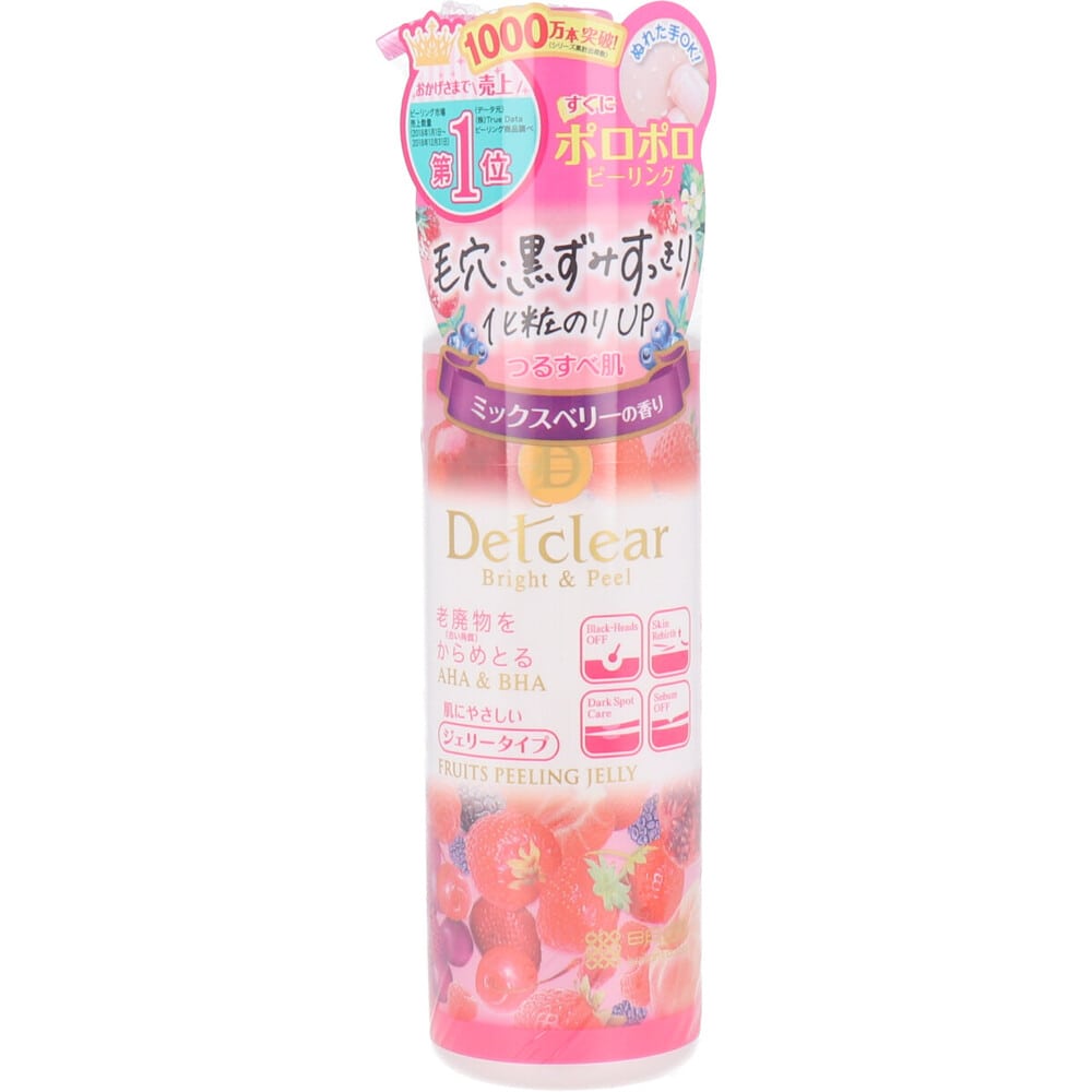 明色化粧品　DETクリア ブライト＆ピール ピーリングジェリー ミックスベリーの香り 180mL　1個（ご注文単位1個）【直送品】