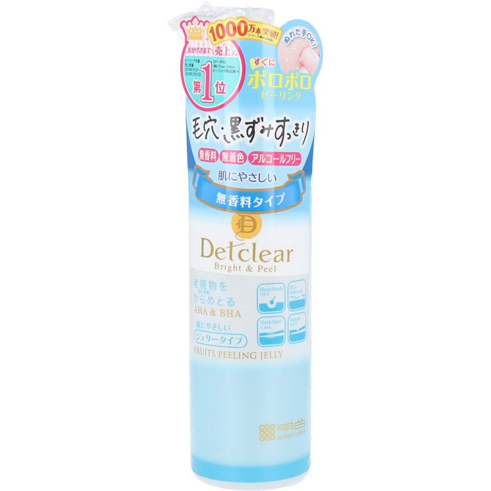 明色化粧品　DETクリア ブライト＆ピール ピーリングジェリー 無香料タイプ 180mL　1個（ご注文単位1個）【直送品】