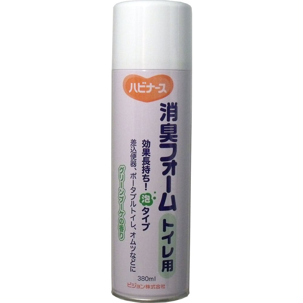 ピジョン　ハビナース 消臭フォーム トイレ用 380mL　1個（ご注文単位1個）【直送品】