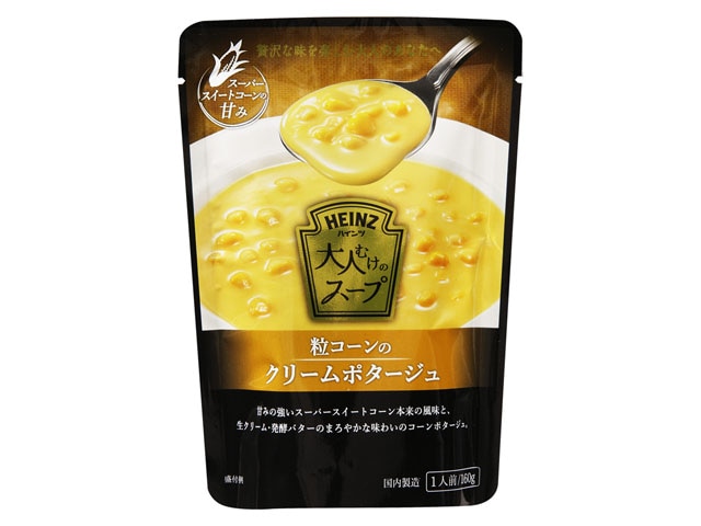 ハインツ大人むけのスープ粒コーンクリームポタジュ160g※軽（ご注文単位10個）【直送品】