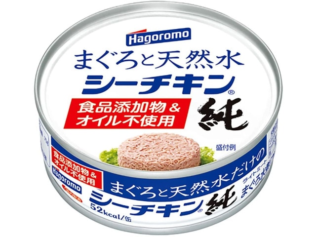 はごろもまぐろと天然水だけシーチキン純70g※軽（ご注文単位24個）【直送品】