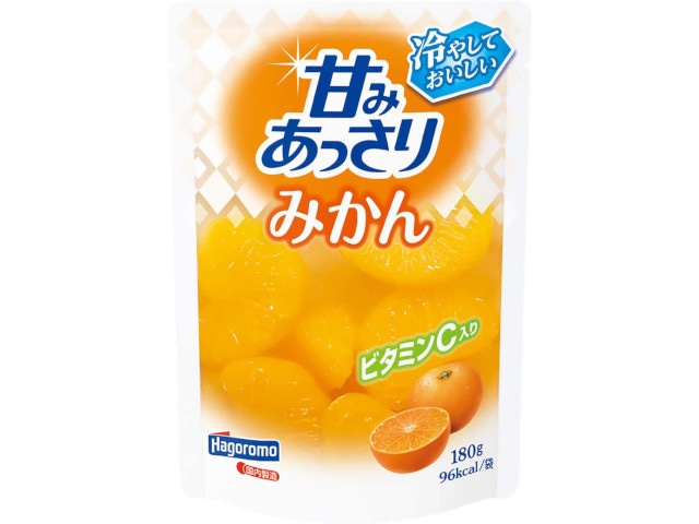 はごろも甘みあっさりみかんパウチ180g※軽（ご注文単位6個）【直送品】