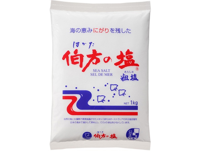 伯方の塩1kg※軽（ご注文単位10個）【直送品】