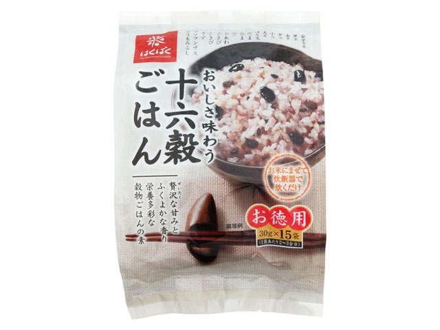 はくばく十六穀ごはんお徳用30g15袋 ※軽（ご注文単位6個）【直送品】