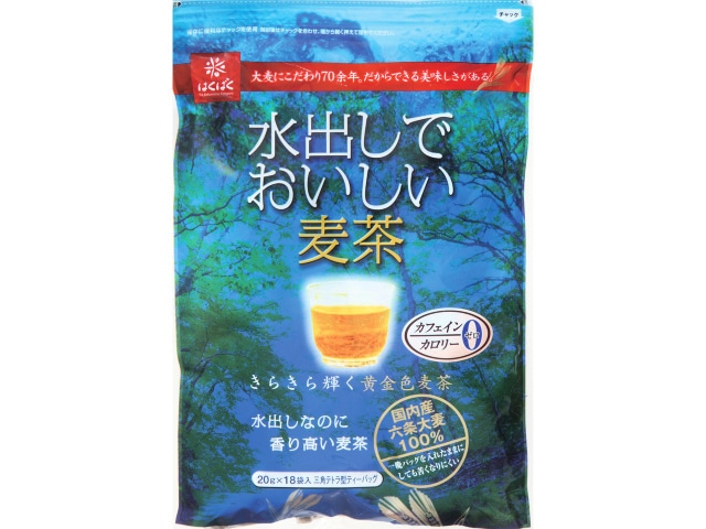 はくばく水出しでおいしい麦茶18袋※軽（ご注文単位12個）【直送品】