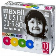 オーム電機 85283300 13-3042 maxell 音楽用CD-R 80分 10P（ご注文単位1袋）【直送品】