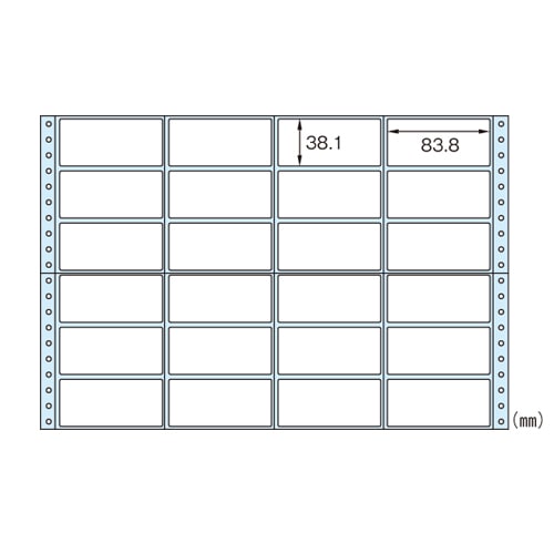 GB250 タック24面　100枚2400片 1パック (ご注文単位1パック)【直送品】