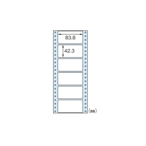 GB354 タック6面　100枚600片 1パック (ご注文単位1パック)【直送品】