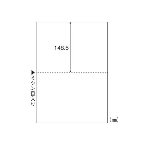 FSC2002 A4白紙2面 1パック (ご注文単位1パック)【直送品】