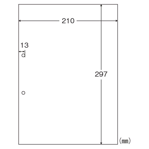 BPE2001 エコノミーマルチプリンタ帳票A4白紙2穴 1箱 (ご注文単位1箱)【直送品】