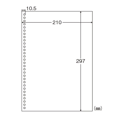 BPE2049 A4白紙　30穴　2500枚入り 1箱 (ご注文単位1箱)【直送品】