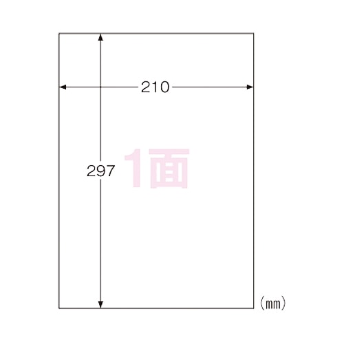 KLP862S 屋外用ラベル　A4ノーカット 1冊 (ご注文単位1冊)【直送品】