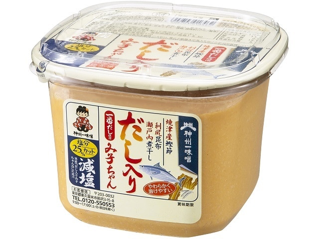 神州一味噌だし入りみ子ちゃん減塩850g※軽（ご注文単位6個）【直送品】