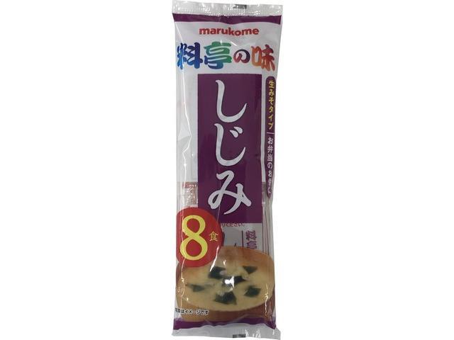 マルコメ新即席生みそ汁しじみ8食※軽（ご注文単位12個）【直送品】