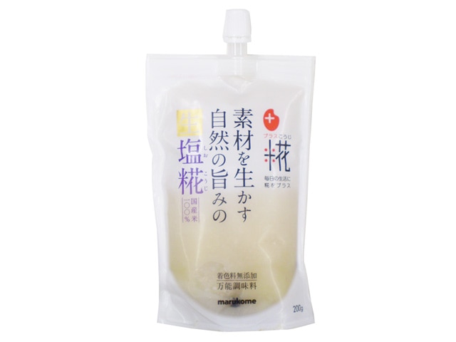 マルコメプラス糀生塩糀200g※軽（ご注文単位8個）【直送品】