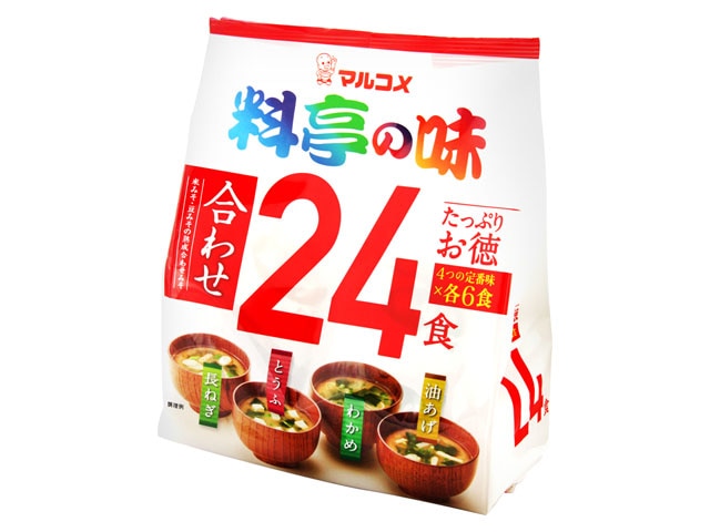 マルコメたっぷりお徳料亭の味24食432g※軽（ご注文単位6個）【直送品】