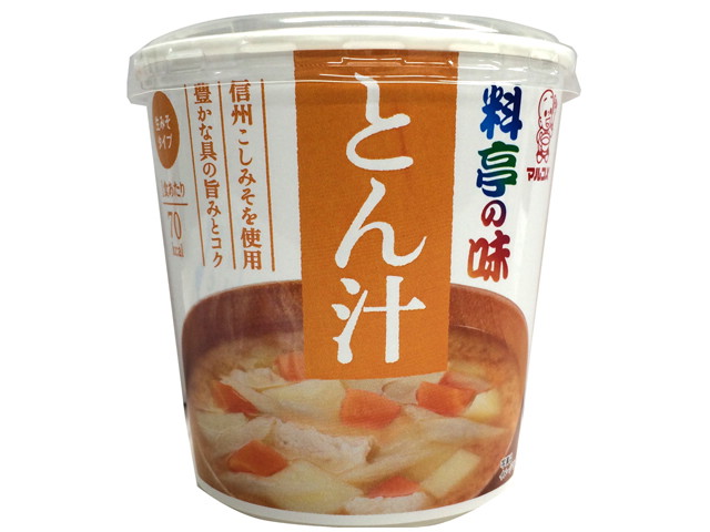 マルコメ料亭の味とん汁カップ1食※軽（ご注文単位6個）【直送品】