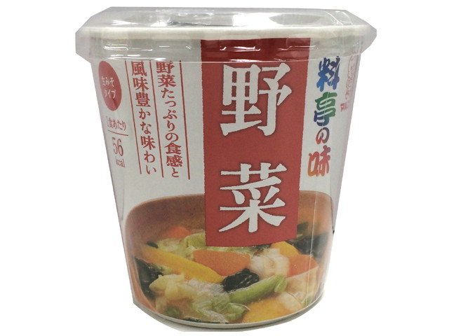 マルコメ料亭の味野菜カップ25g※軽（ご注文単位6個）【直送品】