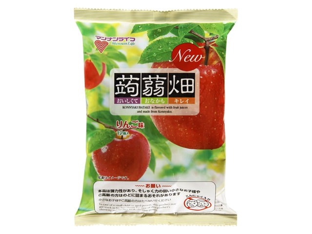 マンナンライフ蒟蒻畑りんご味25g12個 ※軽（ご注文単位12個）【直送品】