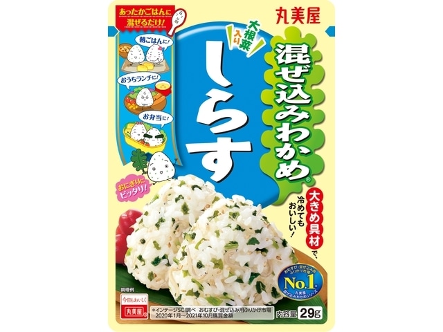 丸美屋混ぜ込みわかめしらす29g※軽（ご注文単位10個）【直送品】