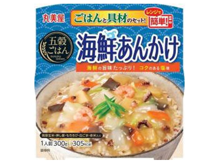 丸美屋五穀ごはん海鮮あんかけカップ300g※軽（ご注文単位6個）【直送品】