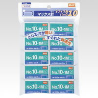 10-1M-10P ホッチキス針　オフィス用パック　10個入 1パック (ご注文単位1パック)【直送品】