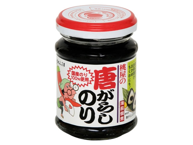 桃屋江戸むらさき唐辛子のり瓶105g※軽（ご注文単位12個）【直送品】