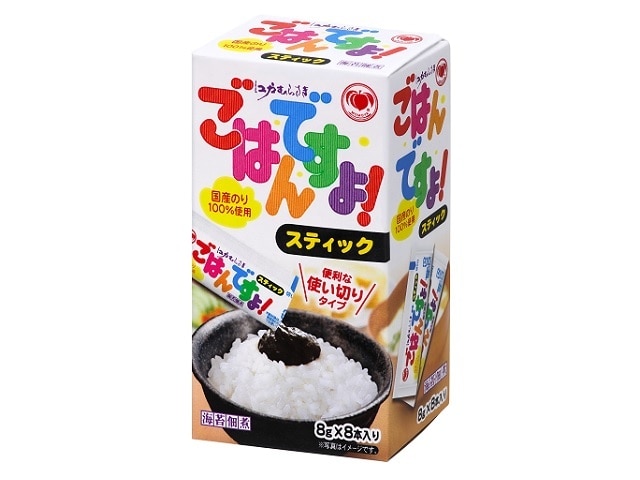 桃屋ごはんですよスティック8本箱入り8g※軽（ご注文単位6個）【直送品】