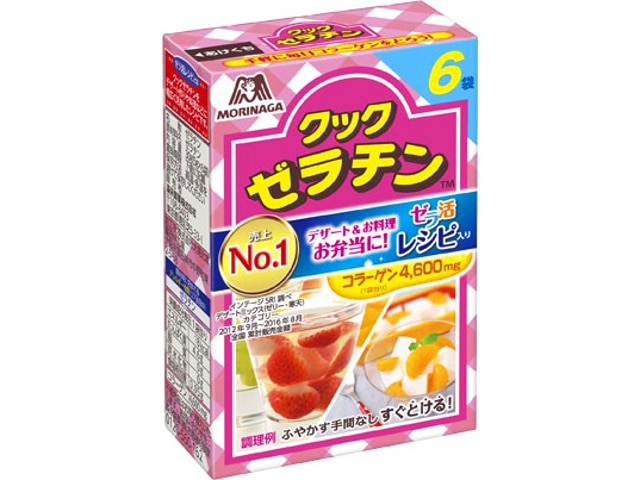 森永製菓クックゼラチン6枚入30g※軽（ご注文単位6個）【直送品】