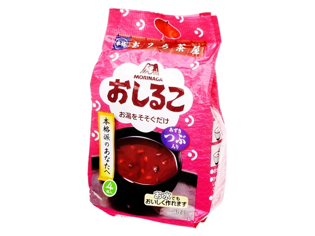 森永製菓おしるこ4袋入り72g※軽（ご注文単位10個）【直送品】