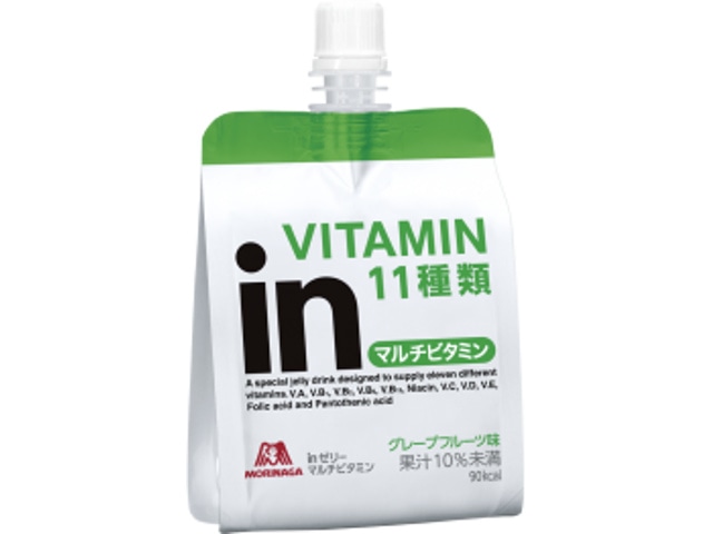 森永製菓inゼリーマルチビタミン180g※軽（ご注文単位6個）【直送品】